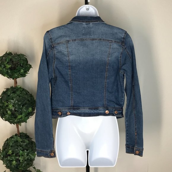 🎉HP!🎉Love Tree Denim Jacket | Blue | Small - Picture 4 of 10